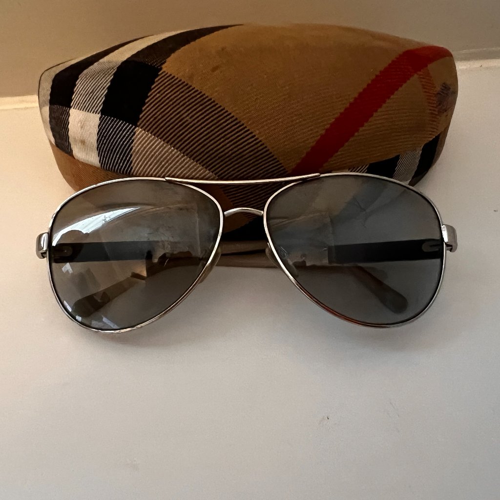 Burberry Mirrored Aviator Sunglasses